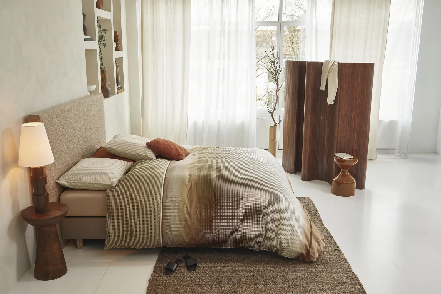 Beddinghouse Jenn sengetrekk 240x200 cm beige sateng