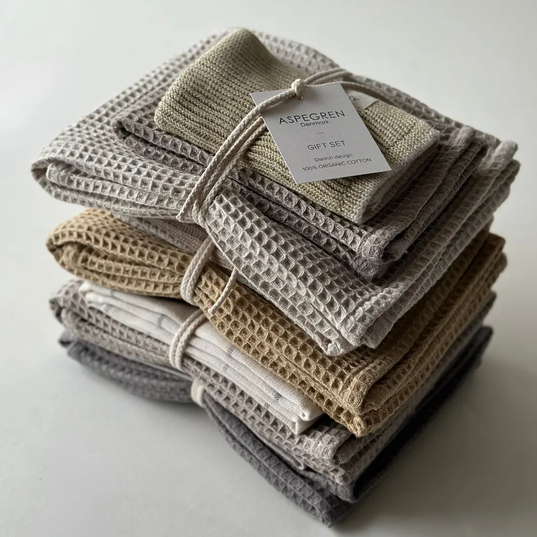 Aspegren Denmark Lemon Grass kjøkkensett 3 deler beige