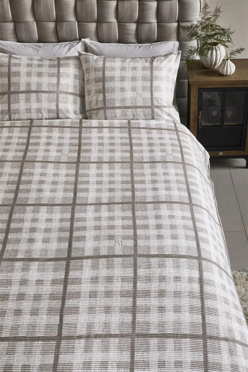 Riviera Maison Brody dynetrekk sand 140x200 flanell