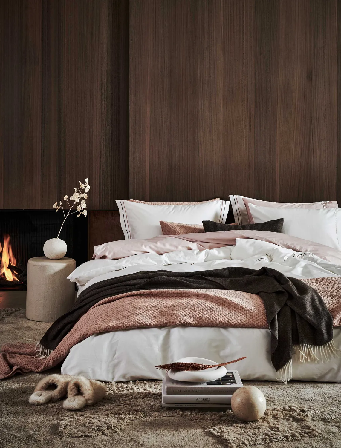 Vandyck Purity 87 dynetrekksett 140x200 sepia pink