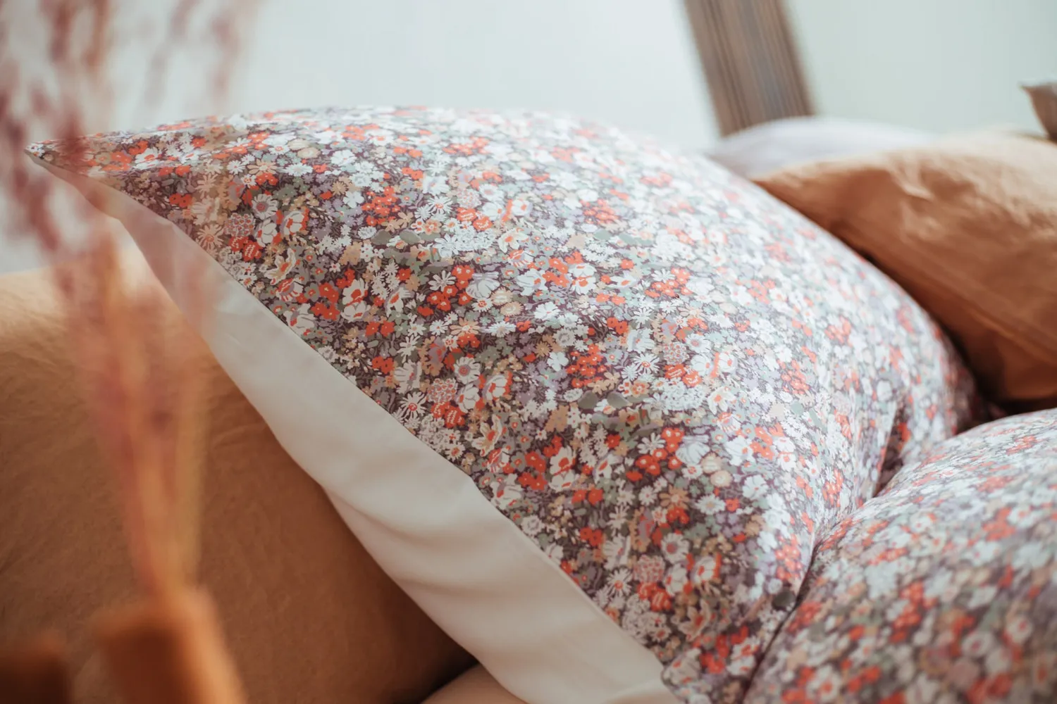 Vandyck Pure 62 dynetrekk multi blomster dobbel sateng