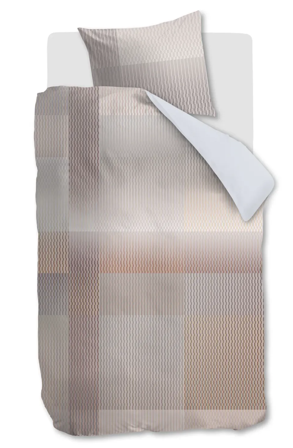 Kardol Digital Weave dynetrekk 140x200 grå-grønn sateng