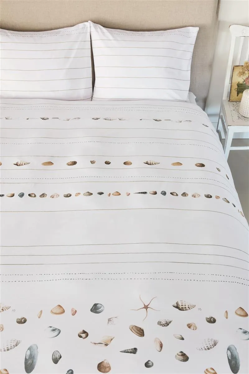 Marjolein Bastin Beach dynetrekk 140x200 cm naturel bomull