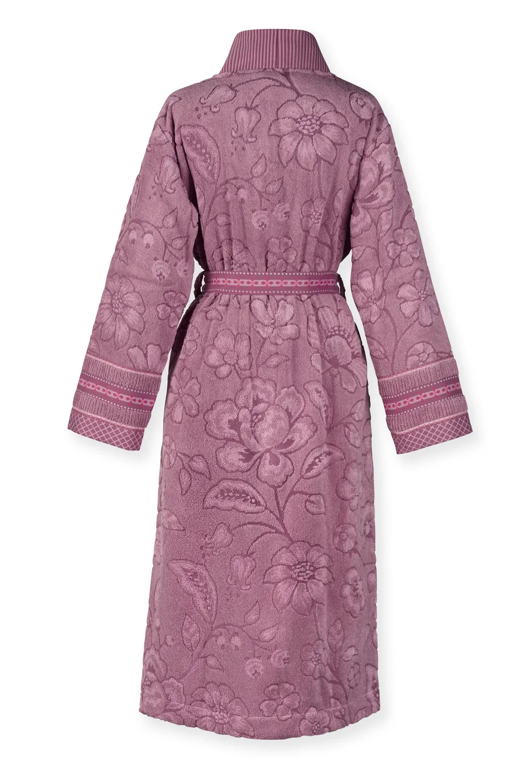 Pip Studio Jasmin Jacquard badekåpe L lys rosa