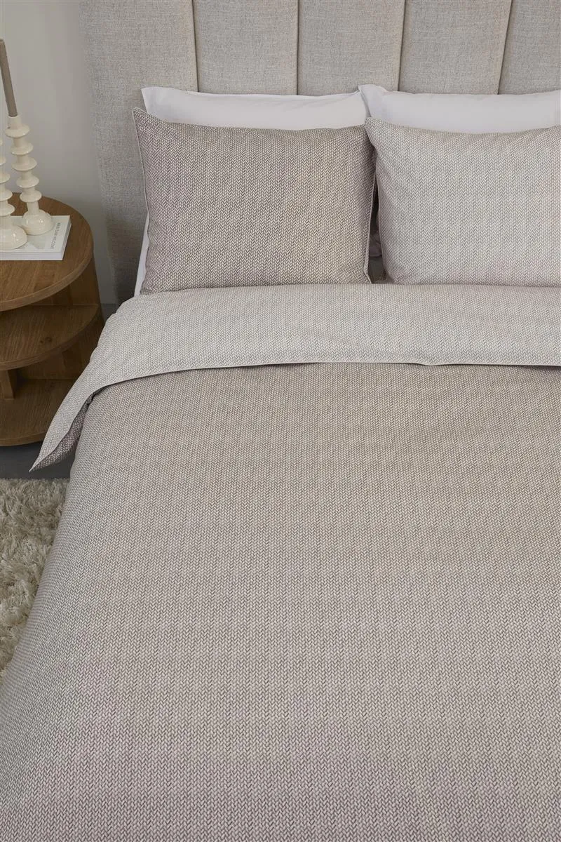 Riviera Maison Twisted dynetrekksett sand bomull