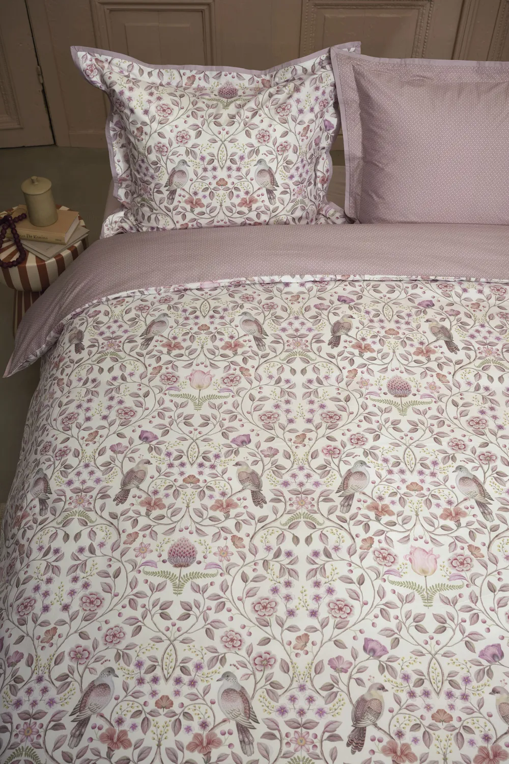 Pip Studio Garden of Dove dynetrekk 140x200 perkal