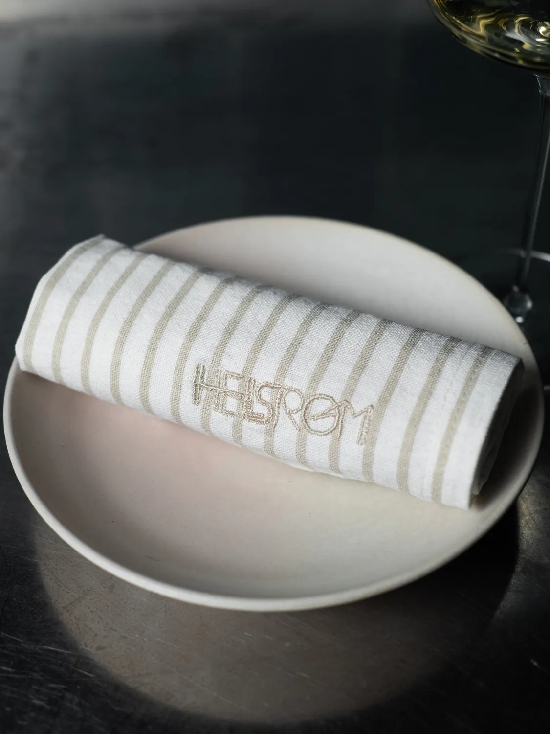 Hellstrøm servietter kremhvit beige 4-pk 45x45 cm