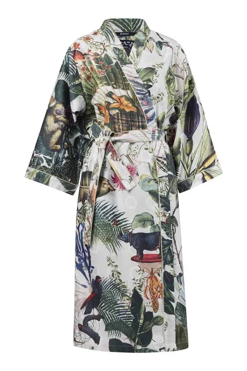 MOOOI Menagerie Kimono morgenkåpe S-M elfenben