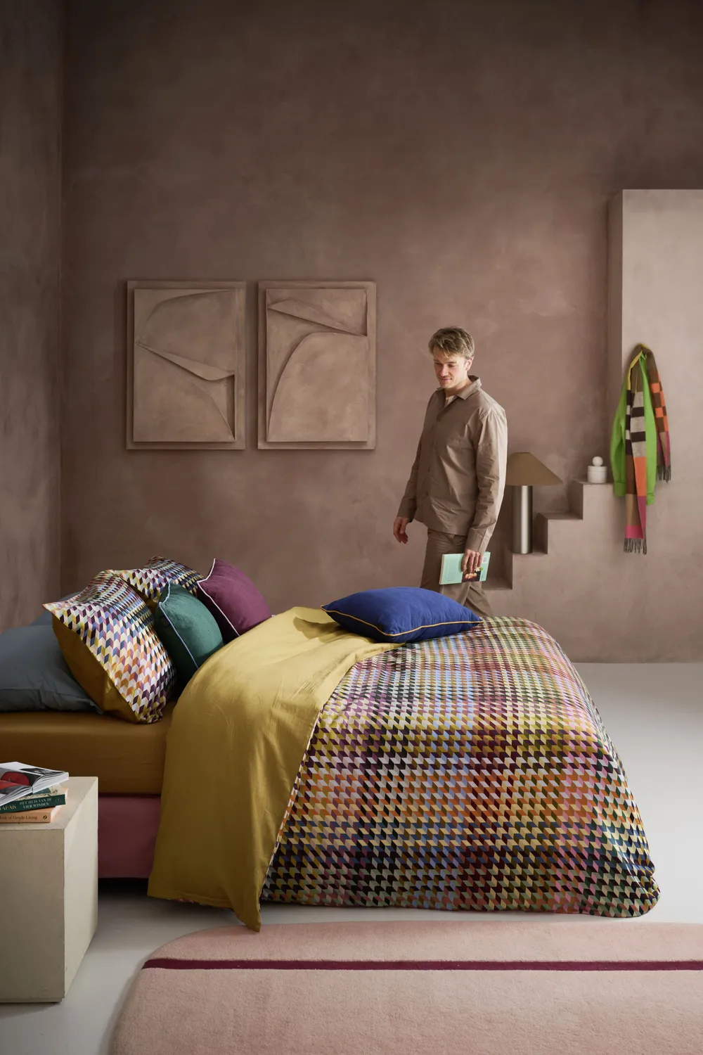 Beddinghouse Everon dynetrekksett 140x200 multi