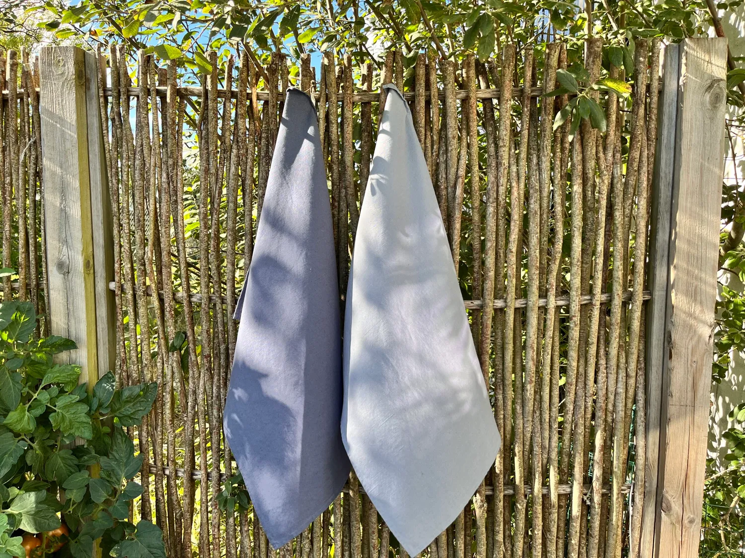 Solwang Design stormgrå viskestykke lin/bomull 1 stk