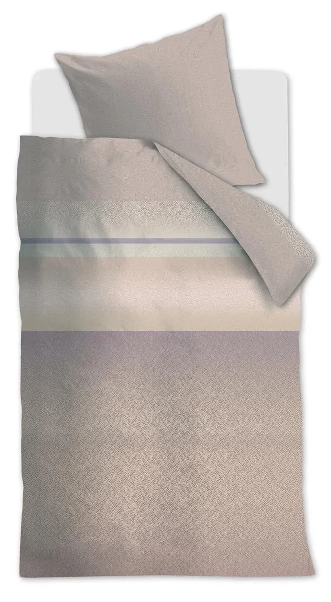 Beddinghouse Lenny dynetrekksett 200x200 naturel pastellprikk