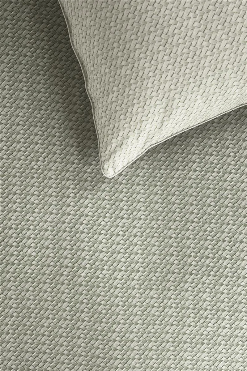 Riviera Maison Bambu dynetrekk grågrønn 140x200 bomull