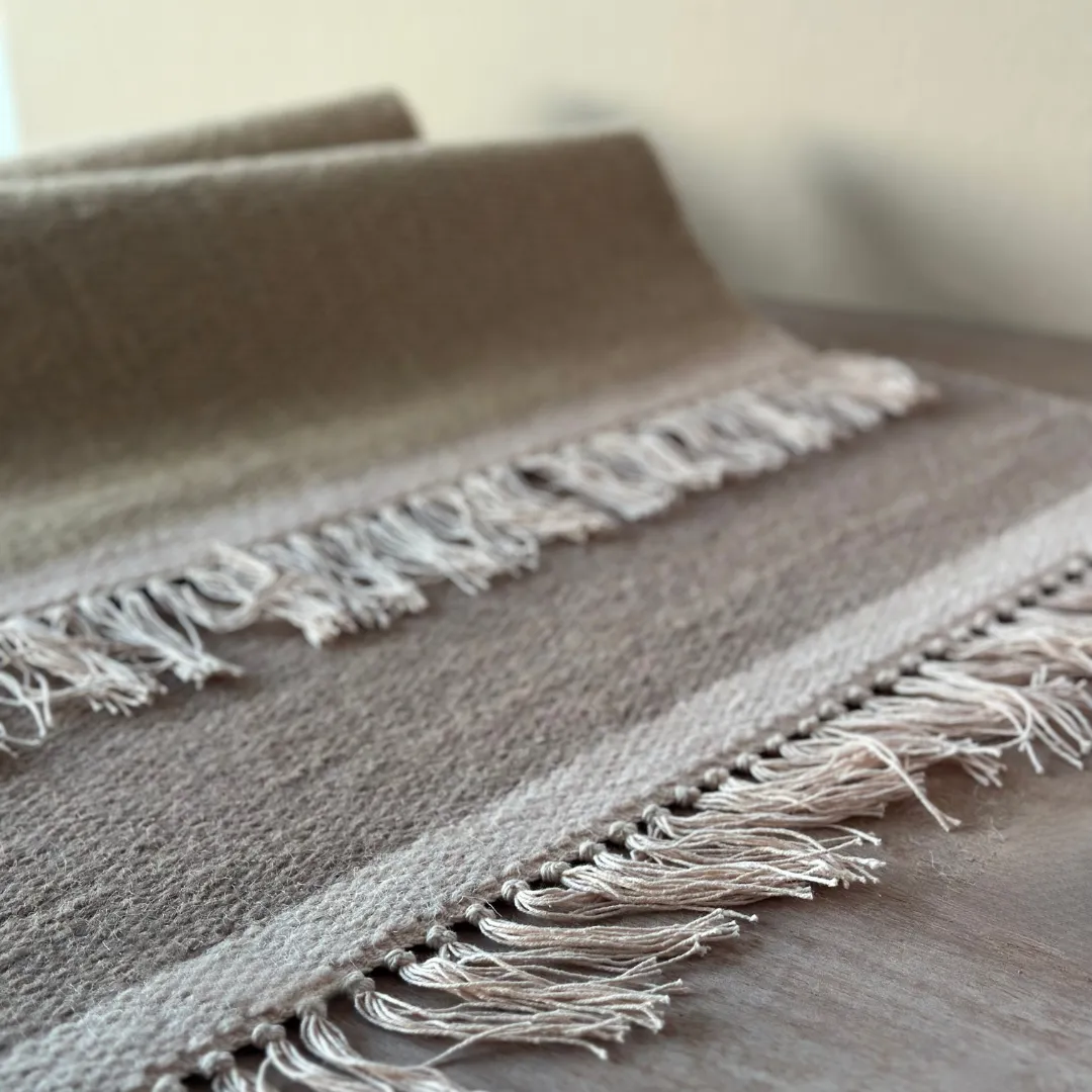 Aspegren Denmark Kelim Solid Clay teppe 70x130 cm ull