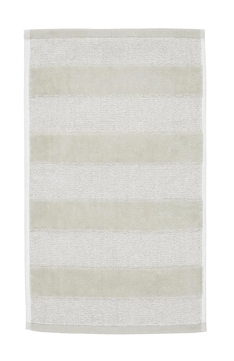 Beddinghouse Sheer Stripe gjestehåndkleet 30 x 50 cm sand
