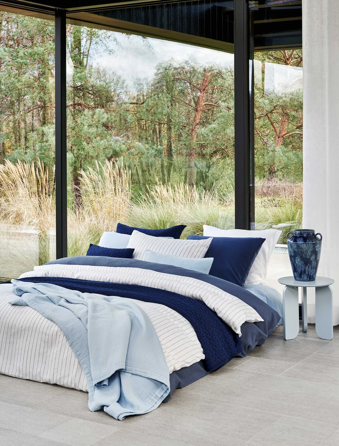 Vandyck Pure 88 XL sengetøy white 260x240 – vaffel