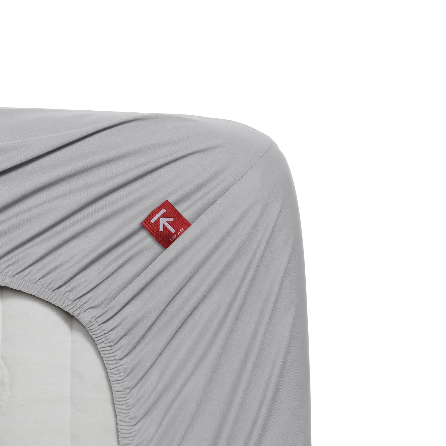 Beddinghouse Percale topplaken 140x200 lysegrå