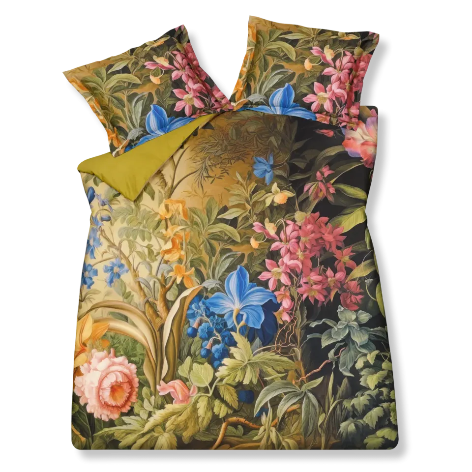 Vandyck Mystic Garden dynetrekksett 140x200 multi sateng