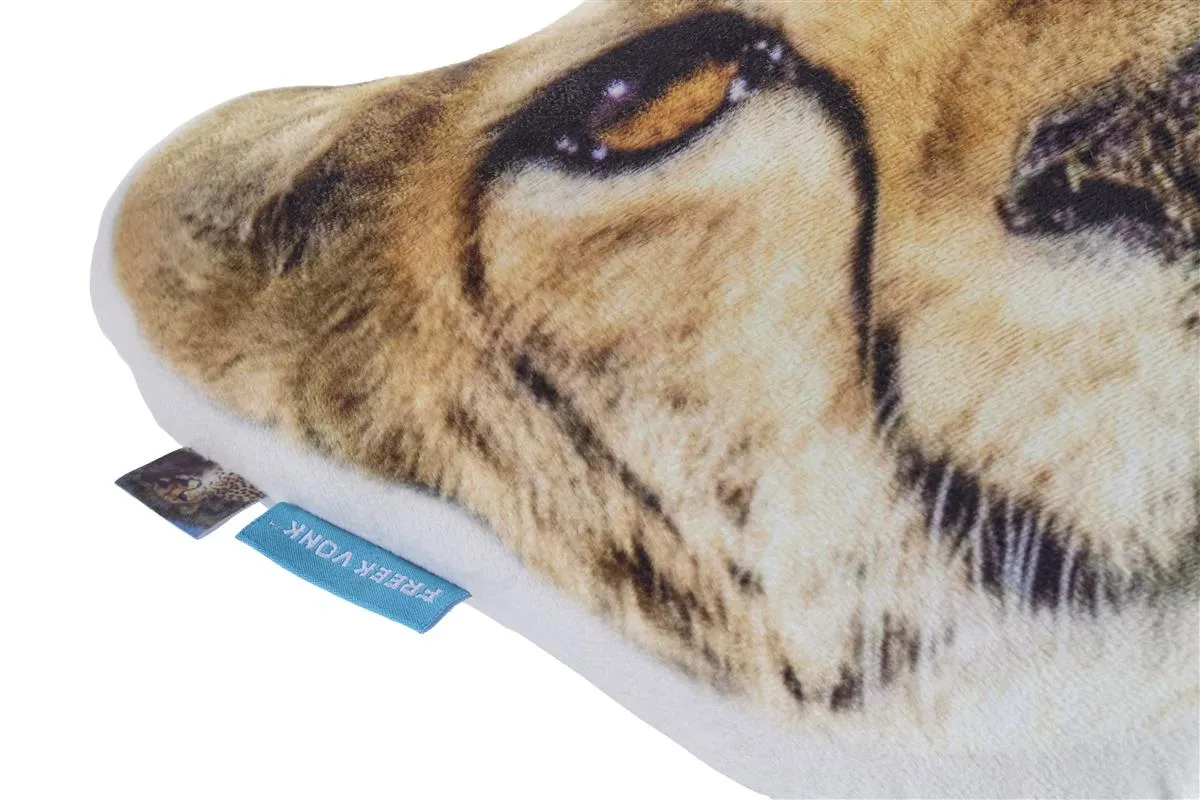 Freek Vonk Cheetah pyntepute 30x40 sand plysj