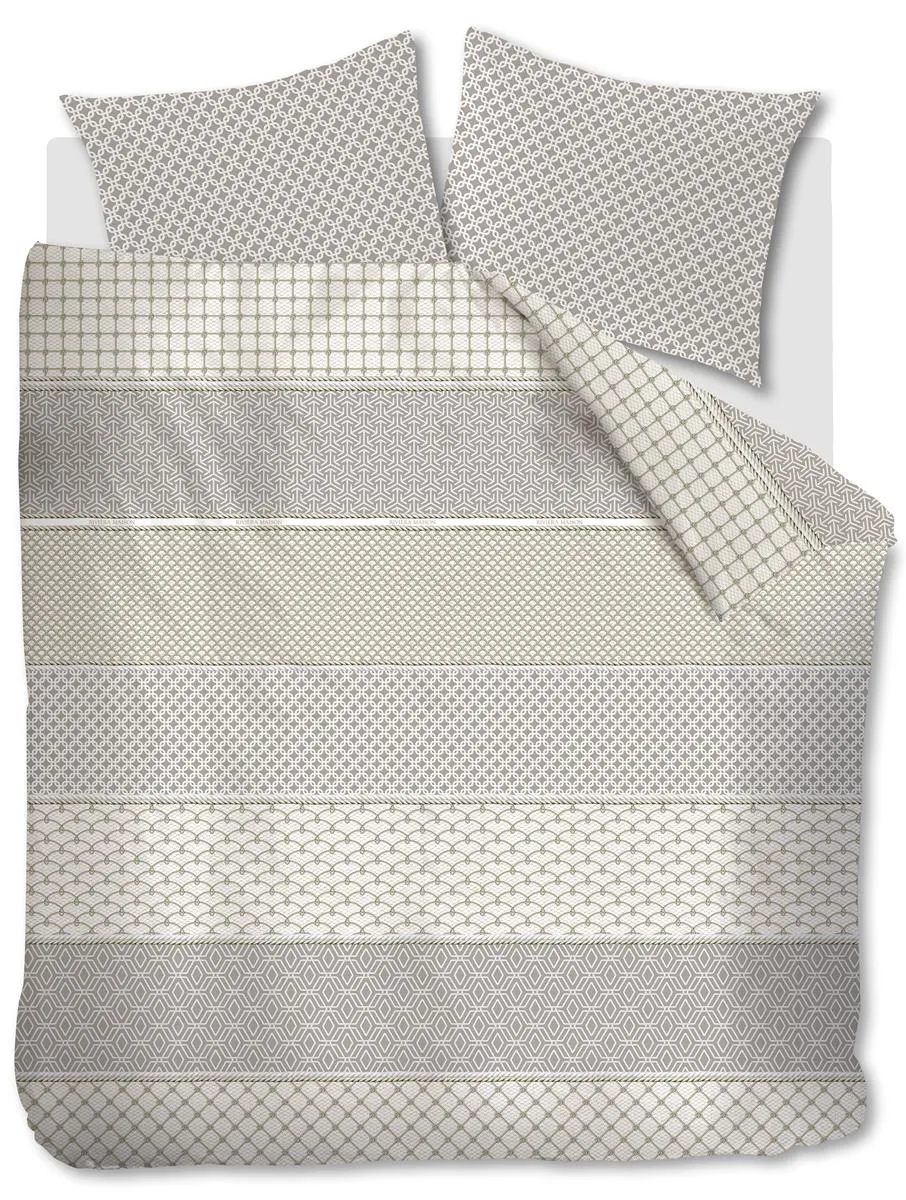 Riviera Maison Ropes dynetrekk 140x200 taupe bomull