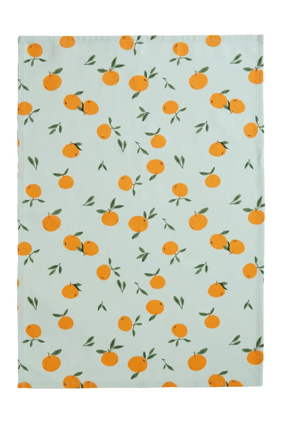 Coucke Clementine kjøkkenhåndkle grønn bomull 50x75