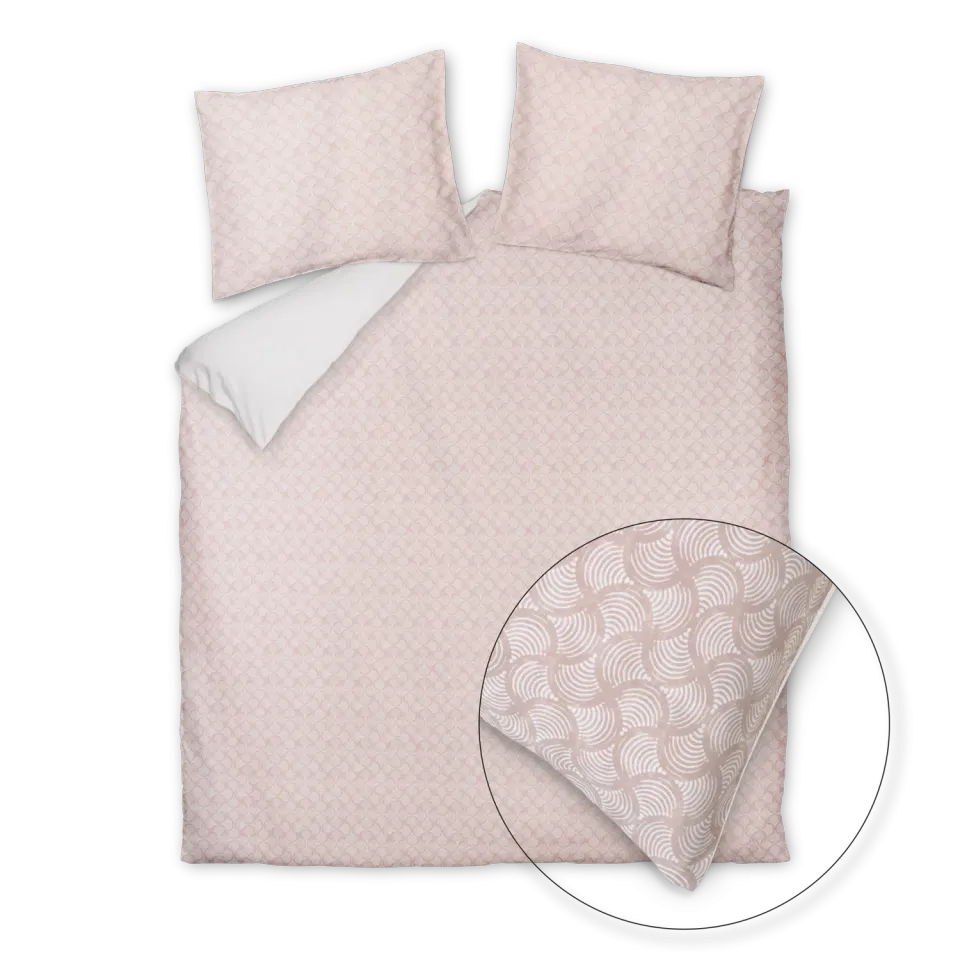 Vandyck Pure Aura sengesett blush 140x200 bomullssateng