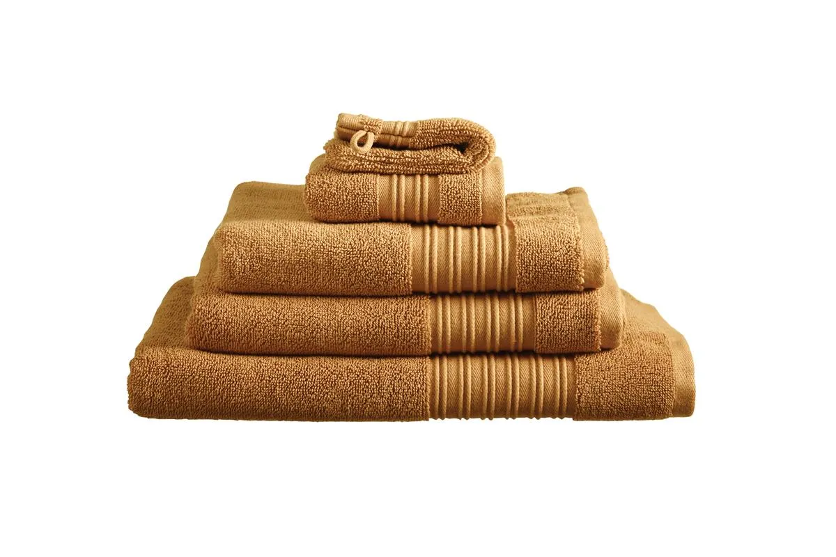Beddinghouse Sheer gjestehåndkle 30x50 oker 600g 3-pk