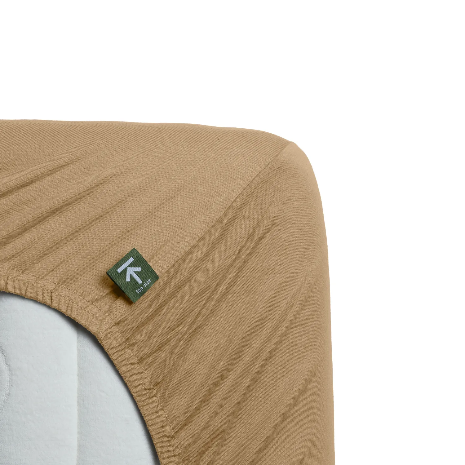 Beddinghouse Jersey Super Stretch topplaken sand 180x200