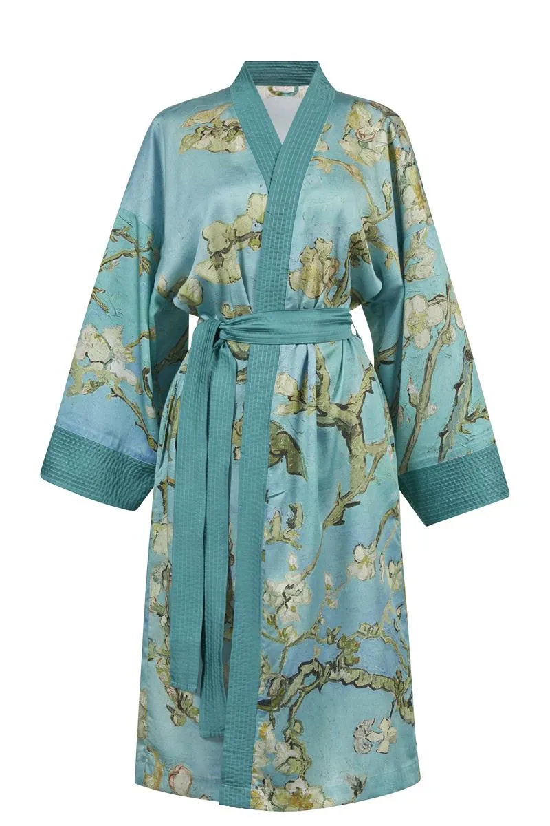 Beddinghouse Van Gogh Almond Blossom kimono blå L/XL