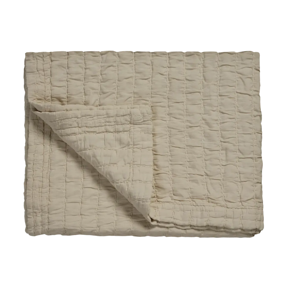 Vandyck Pure 64 sengeteppe 180x260 linen garment-dyed