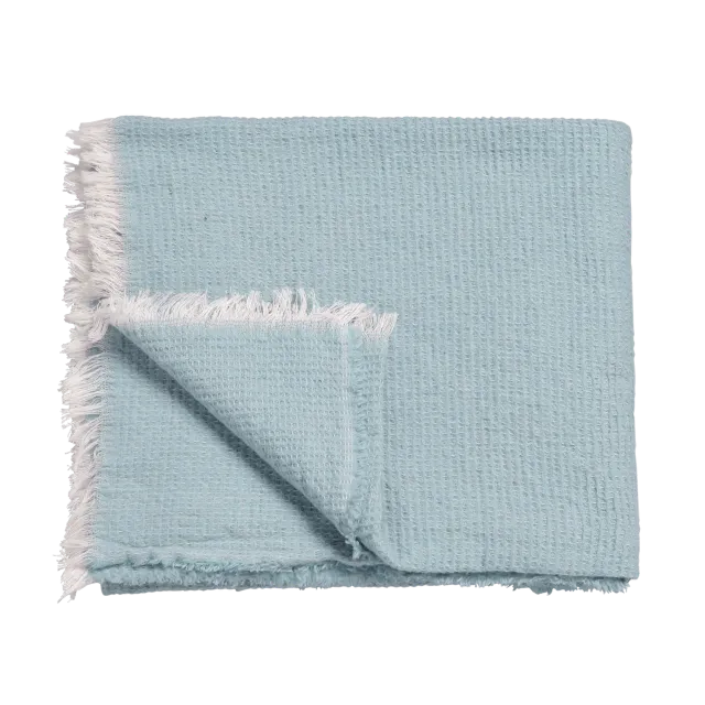 Vandyck Home 89 pledd pearl blue 130x220 bomull