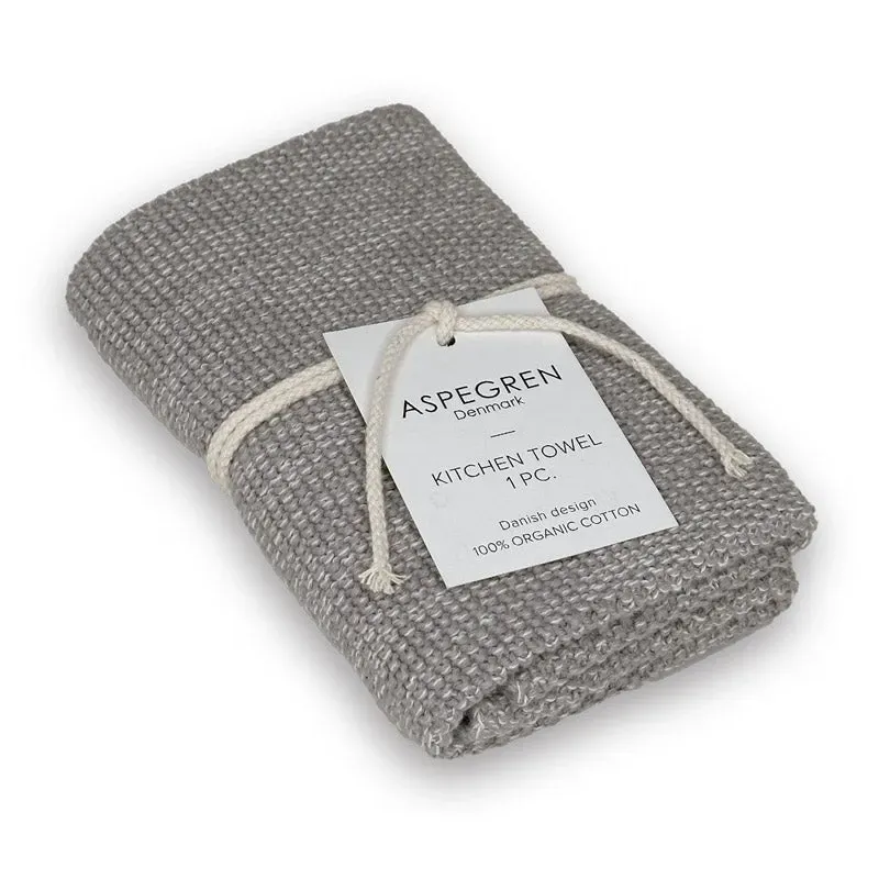 Aspegren Denmark Blend kjøkkenhåndkle Gray Light 40x50 økologisk