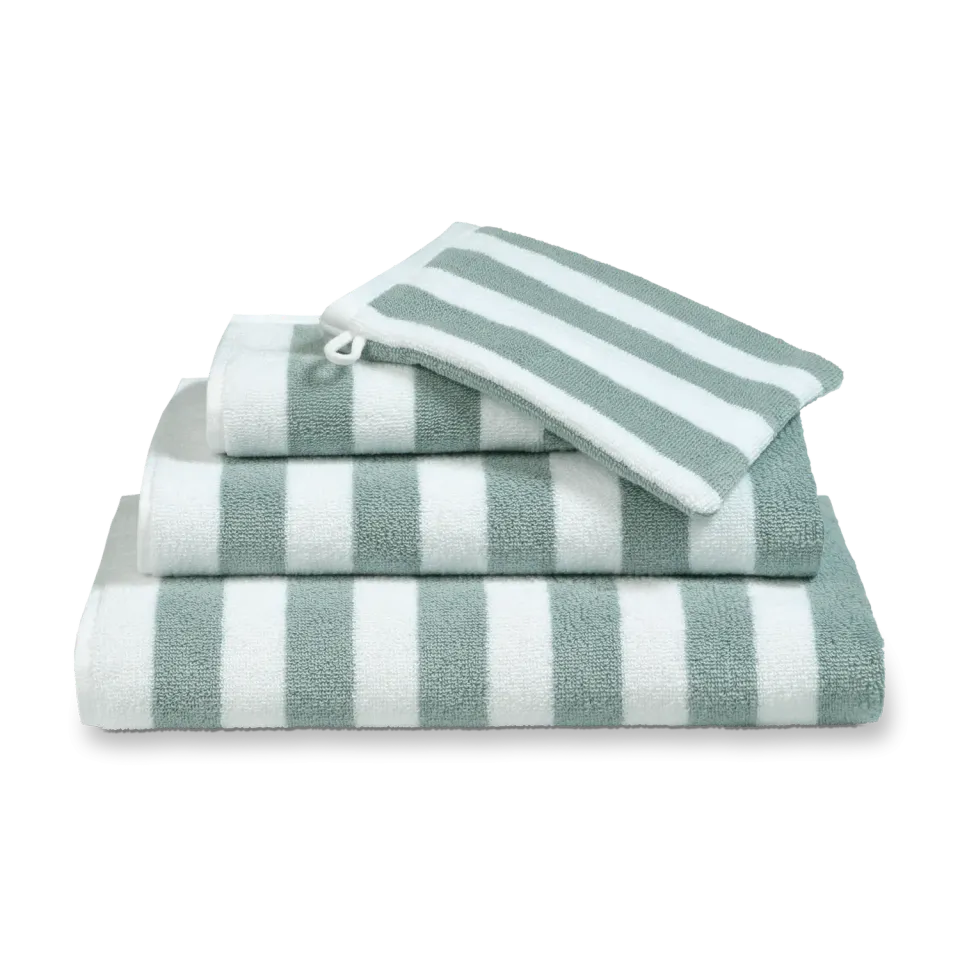 Vandyck Verona Stripes håndkle pearl blue 60x110
