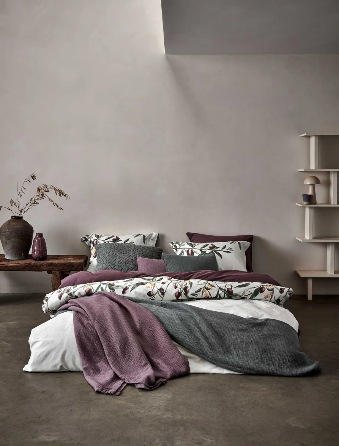 Vandyck Washed Cotton sengetøy peppercorn bomull
