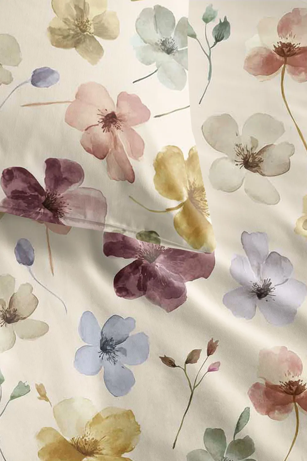 Ariadne at Home Fleurs dynetrekk multi enkelt 140x200 cm