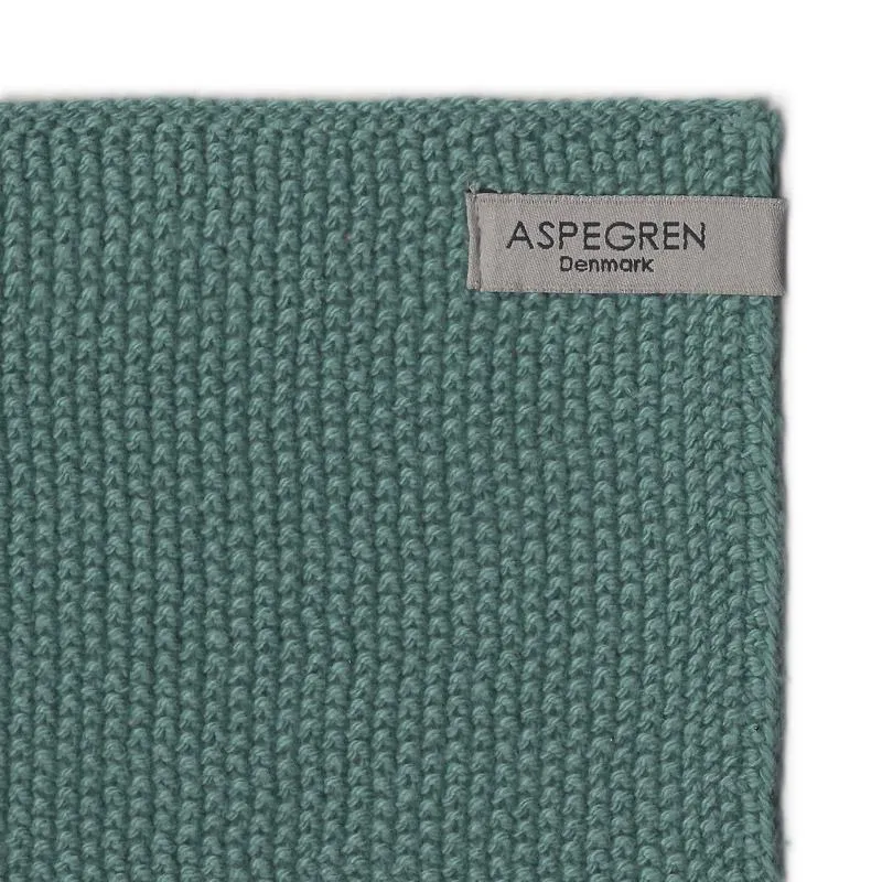 Aspegren Denmark Solid Mint oppvaskklut 2-pk økologisk