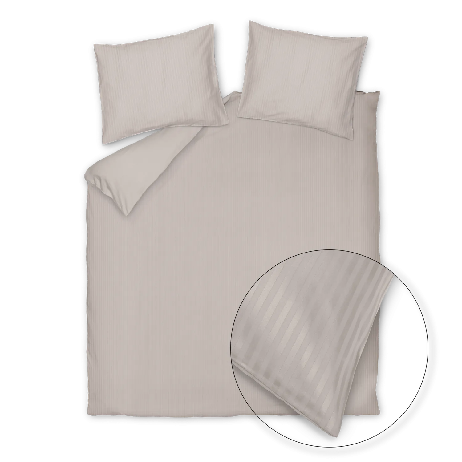 Vandyck Purity 81 dynetrekk stone 2-pers bomullssateng