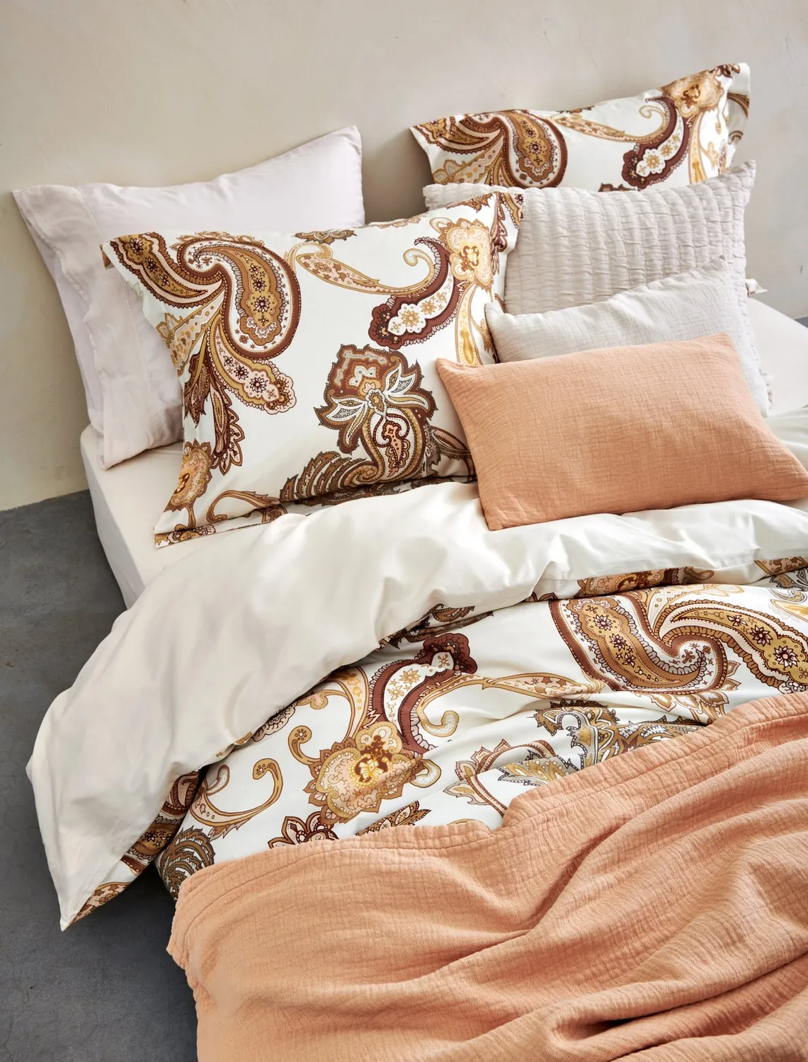Vandyck Mystique dynetrekk 2-pers sunlight paisley