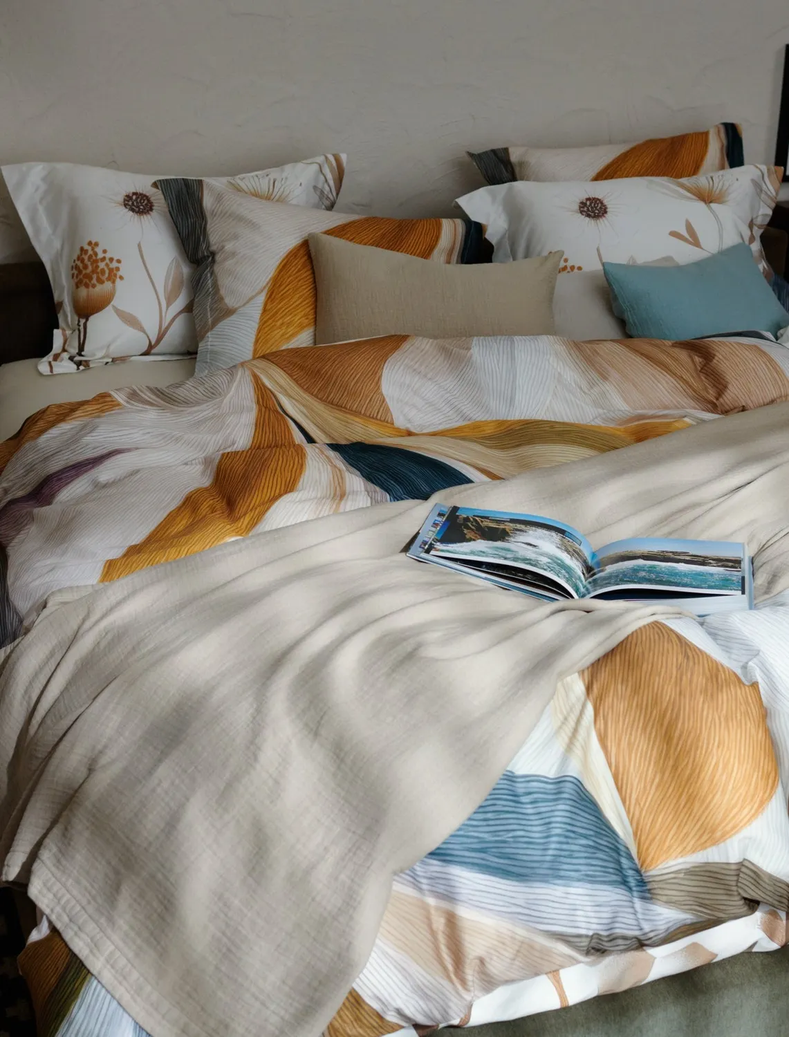 Vandyck Daydream XL dynetrekksett 260x240 cream tan
