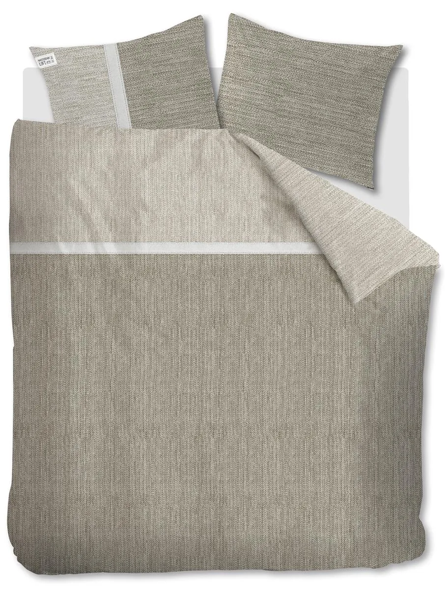 Riviera Maison Amsterdam Loft dynetrekk sand bomull 144TC