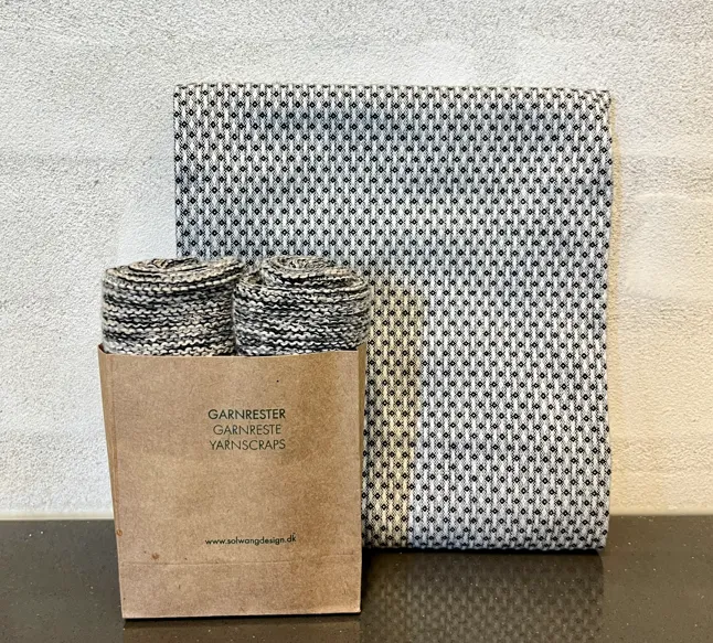 Solwang Design Grå mix karklut restegarn OEKO-TEX