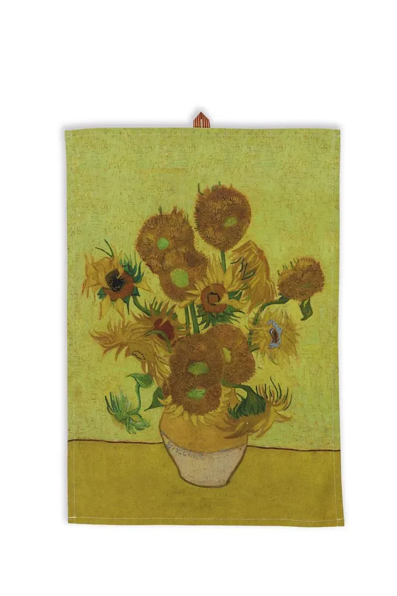 Beddinghouse Van Gogh Sunflower Tea kjøkkenhåndkle 50x70 gul