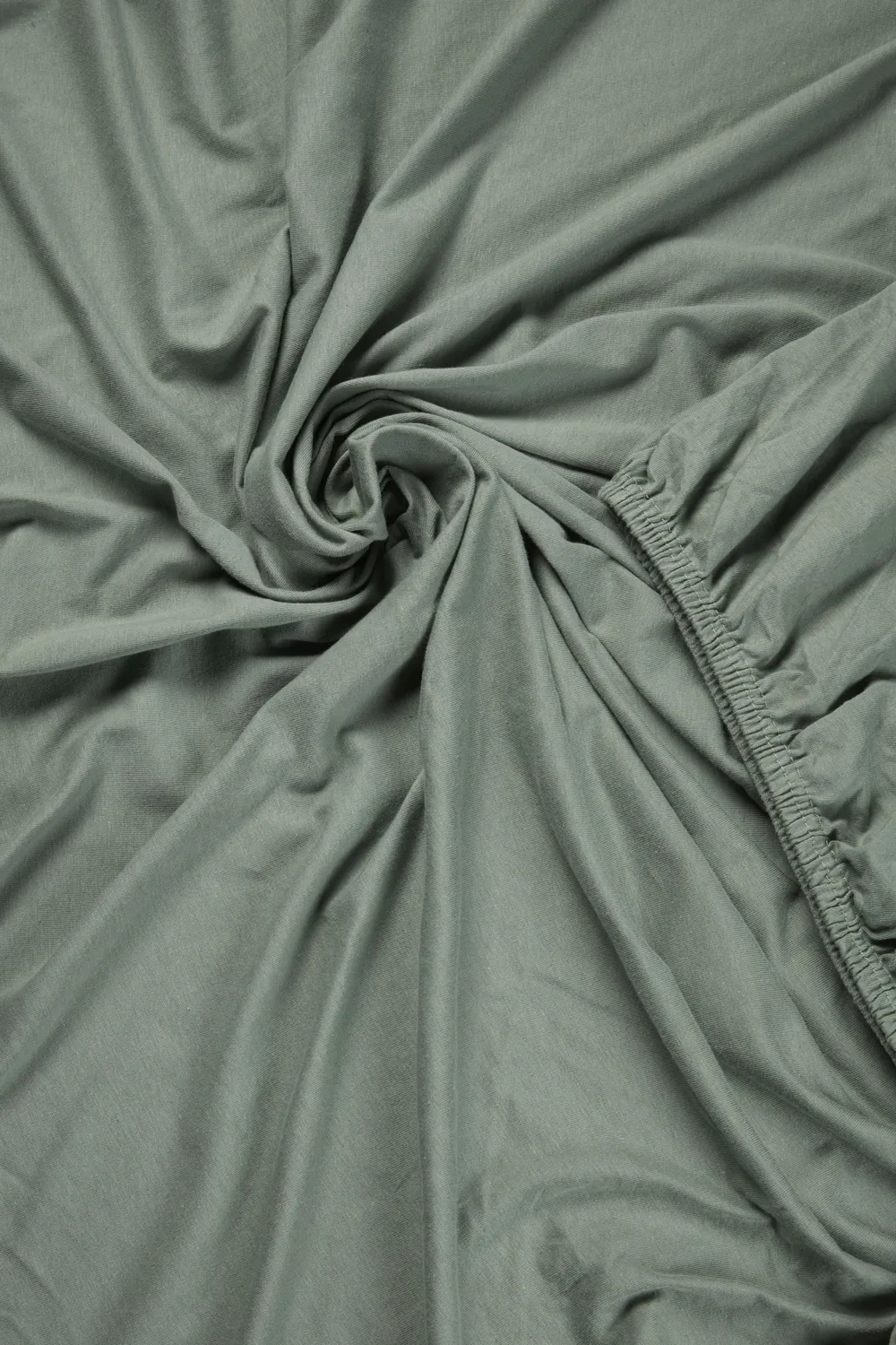 Beddinghouse Jersey Stretch splittopplaken 160x200 grønn