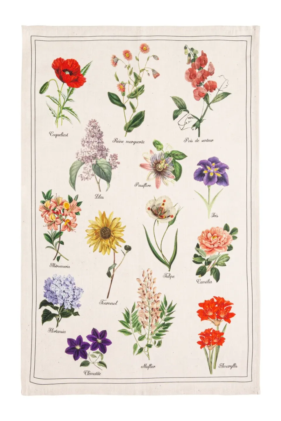 Coucke Herbarium kjøkkenhåndkle bomull lin 50x75 cm