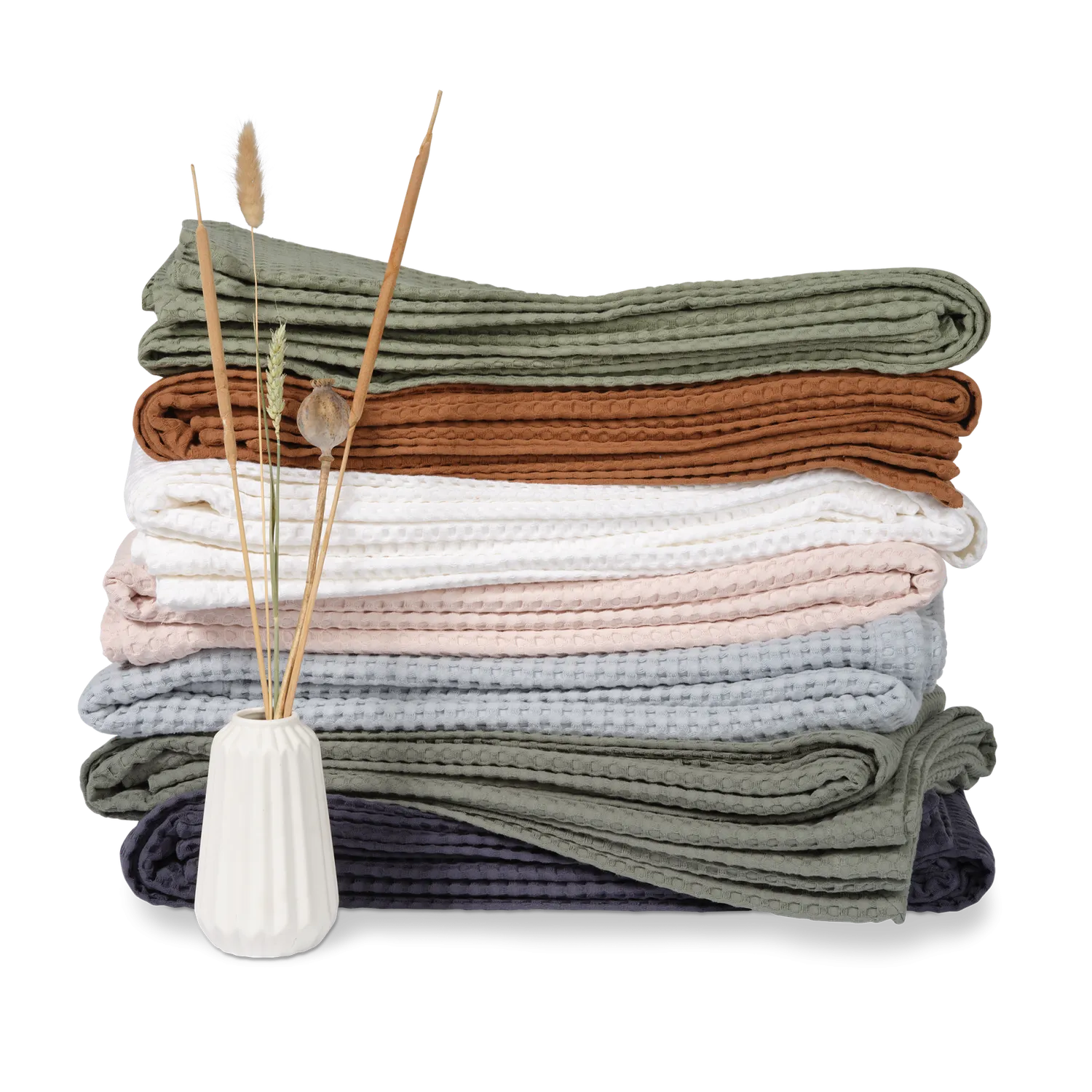Vandyck Home Pique sengeteppe 160x250 white vaffel