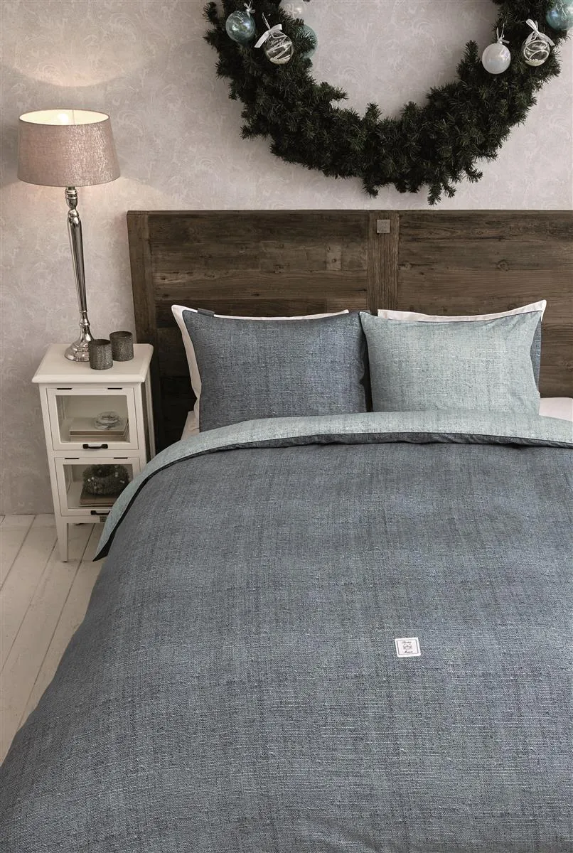 Riviera Maison Coughton Court dynetrekk blå 140x200-220 cm