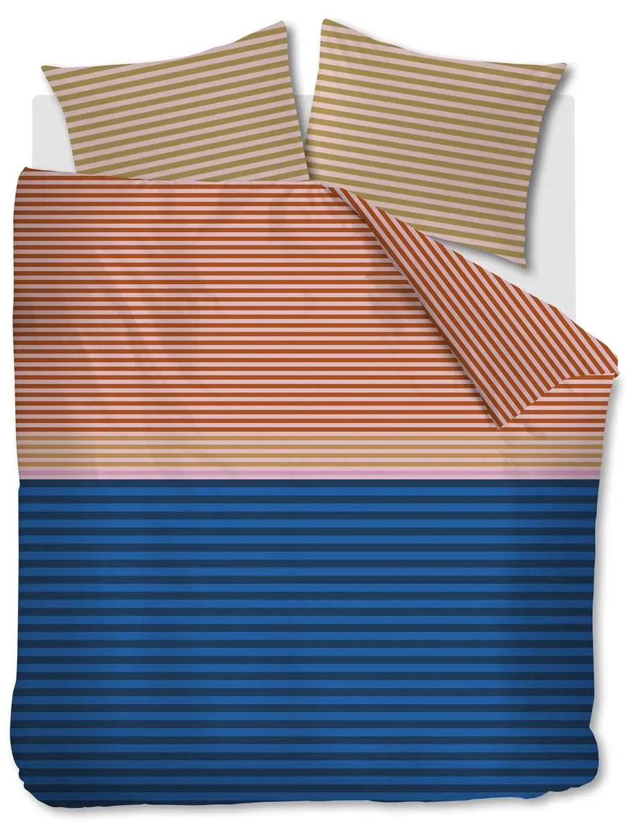 Beddinghouse Kingfisher dynetrekk 240x220 stripet øko