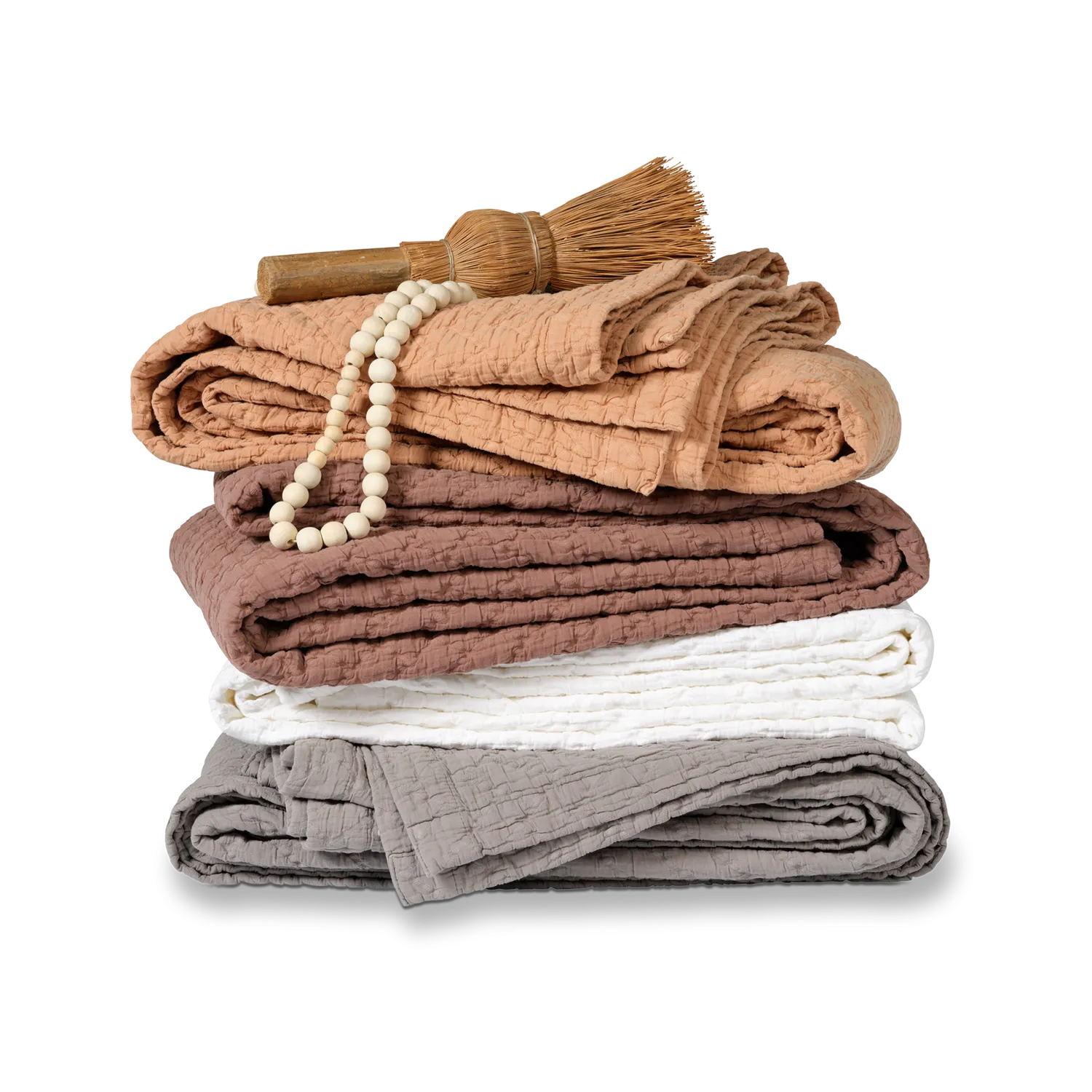 Vandyck Pure 10 sengeteppe brownie bomull 60x70