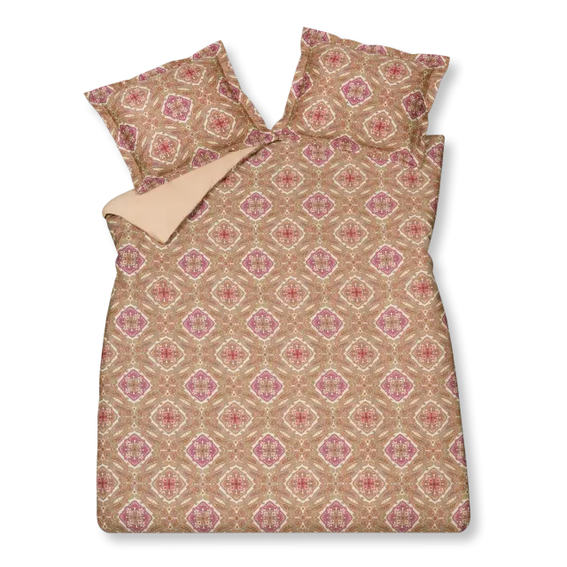 Vandyck Charm dynetrekksett apricot blush 200x200 sateng