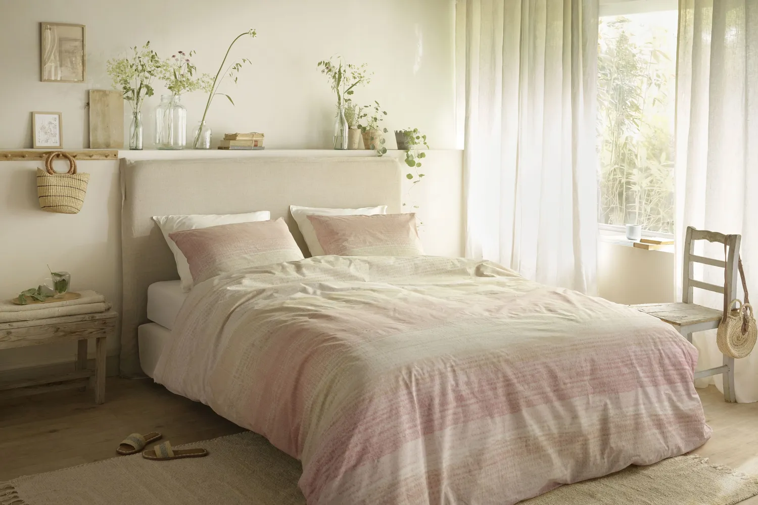 Ariadne at Home Blaze dynetrekk 140x200 terra bomull