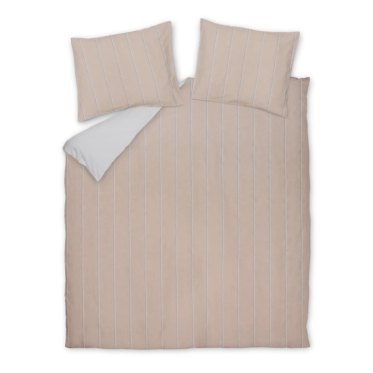 Vandyck Pure Linea XL dynebetrekksett blush 260x240 hamp